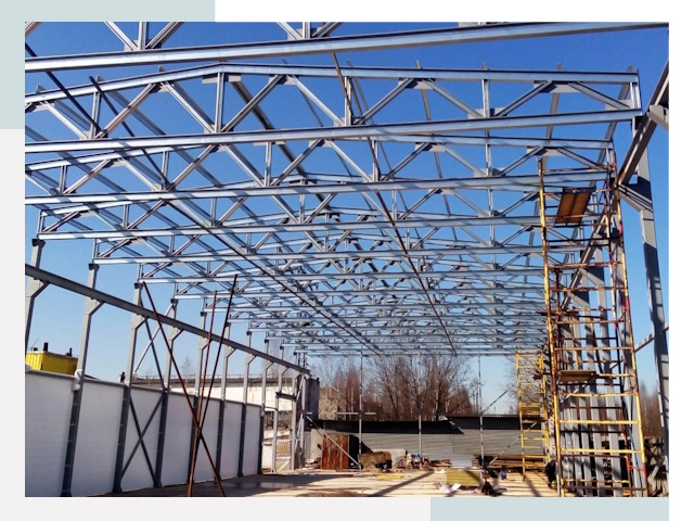 Строительство цехов в Дальнереченск от 611 руб. под ключ