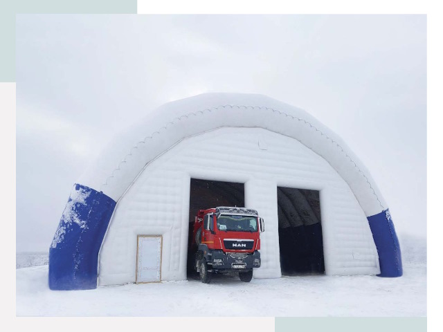 Мобильные ангары в Дальнереченске