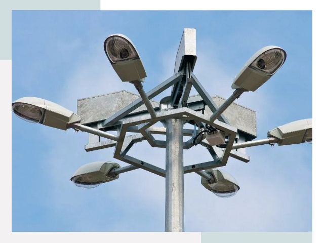 Монтаж осветительных мачт в Дальнереченске