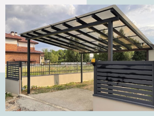 Металлические навесы в Дальнереченск от 611 руб. за м²