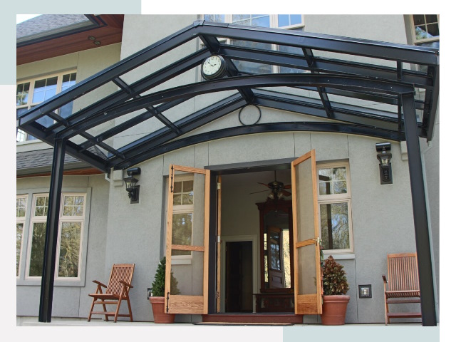 Козырьки металлические в Дальнереченске