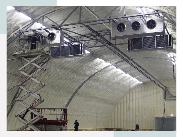 Оснащение ангаров в Дальнереченске