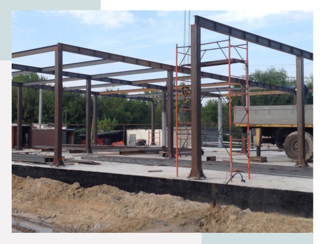 Фундамент для ангаров в Дальнереченске