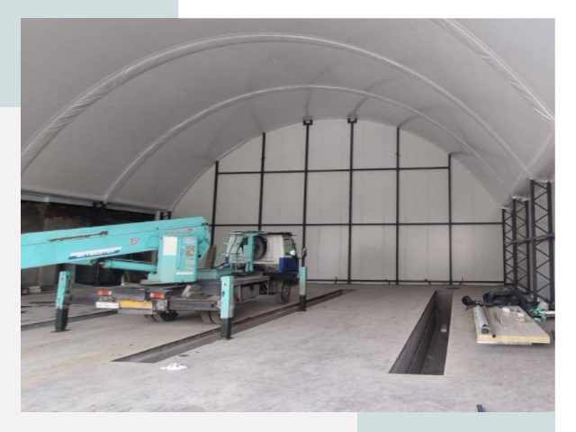 Внутреннее оснащение ангаров в Дальнереченске