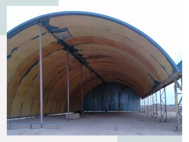 Реконструкция ангаров в Дальнереченске