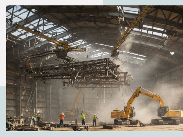 Демонтаж ангаров в Дальнереченске от 611 руб. за м²